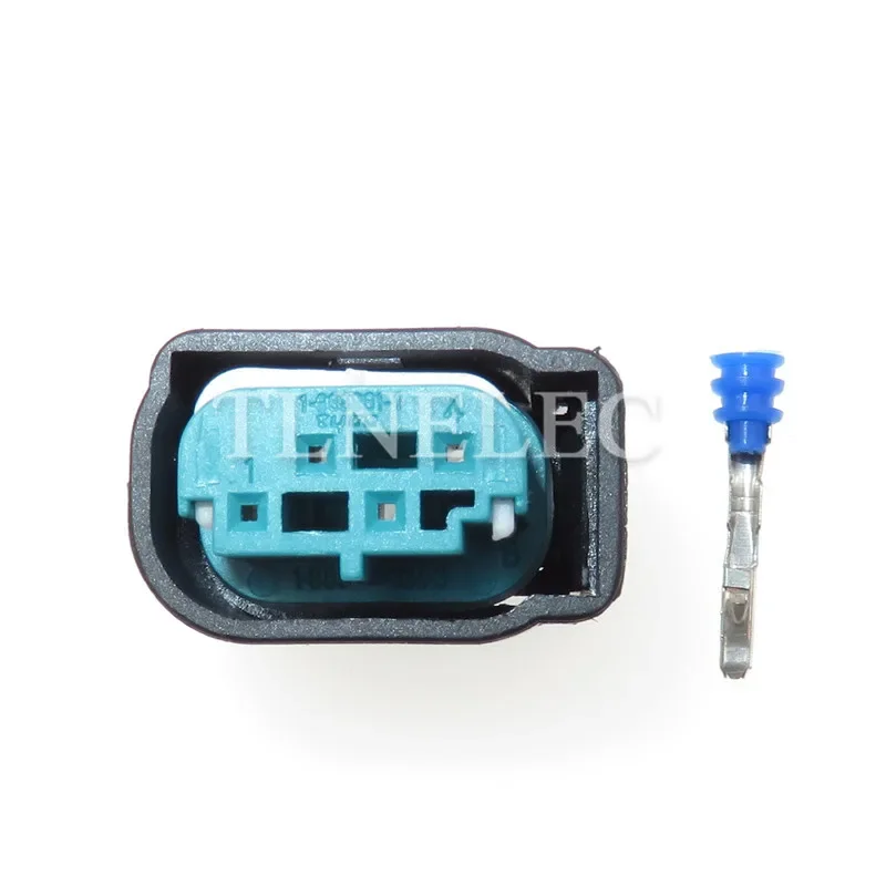 Tyco 4 Pin 0.6mm Female Waterproof Auto Sensor Connector Reversing Image Plug for Porsche VW Audi BMW Chery 1-967640-1