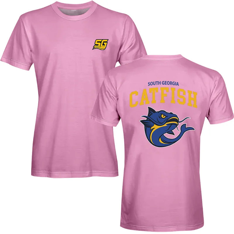 تي شيرت تشاد باورز ساوث جورجيا كات فيش للجنسين كاجوال للجنسين Y2K أنيق للصالة الرياضية الصيفية