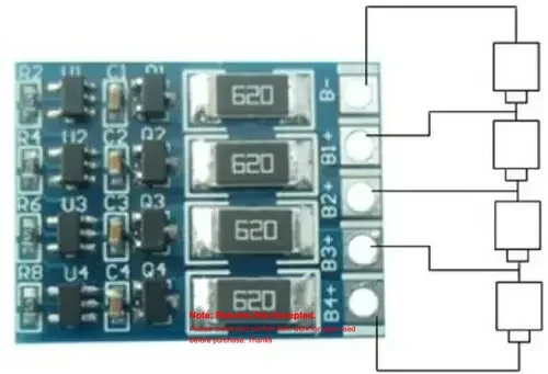 3S 3-cells Battery Balance Board for 11.1V/ 12.6V Li-ion 18650 Lithium Battery  Full Charge