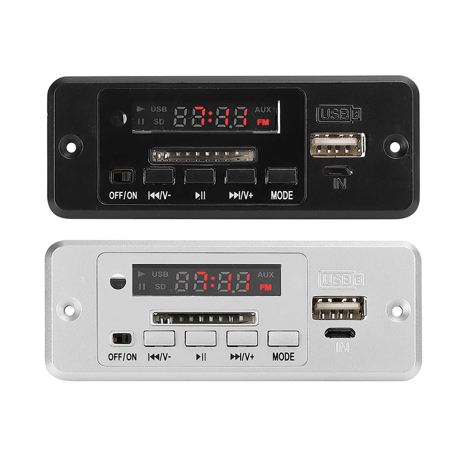 Moduł dekodera audio MP3 5V USB Radio FM Płytka dekodująca MP3 Odtwarzacz muzyczny z wzmacniaczem mocy do elektroniki DIY Audio domowe samochodowe