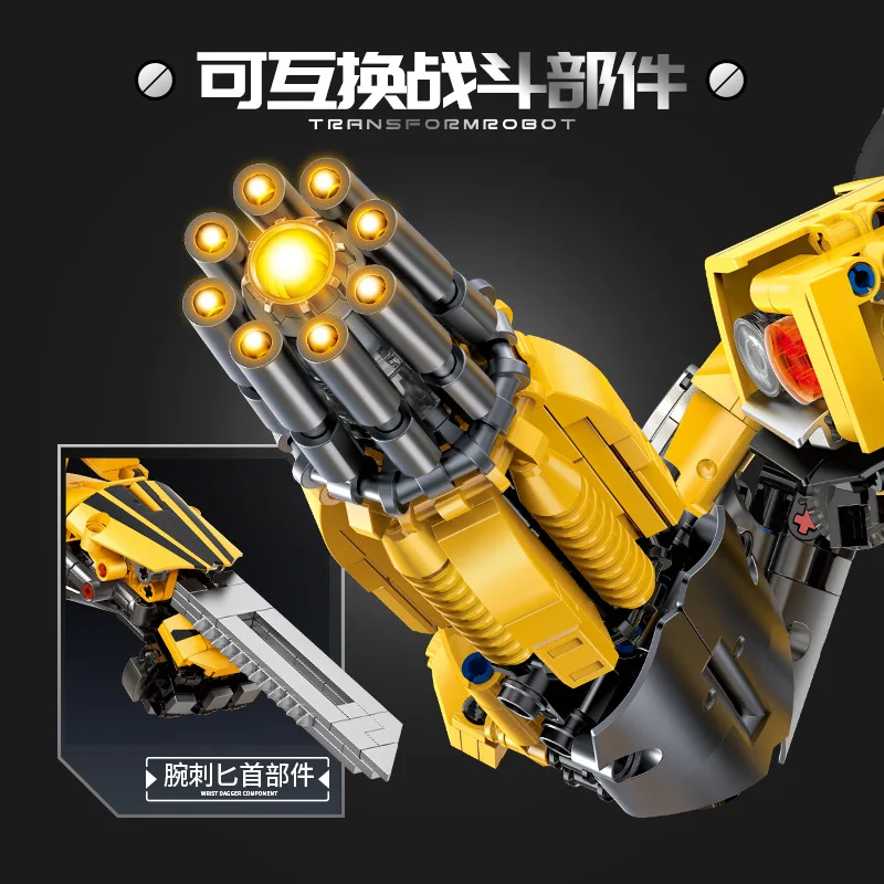 AUF LAGER Kreativität 1:11 Droid Bausteine Modell MOC Technische Roboter Mecha Ziegel Spielzeug für Kinder Geburtstag Geschenk Set