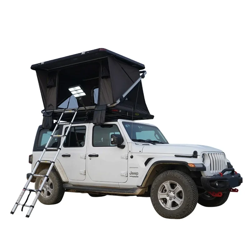 Wild Land Rock Cruiser Waterproof Outdoor Camping Canvas Car camping Tent Auto Roof Top Tent Hard Shell car roof tents