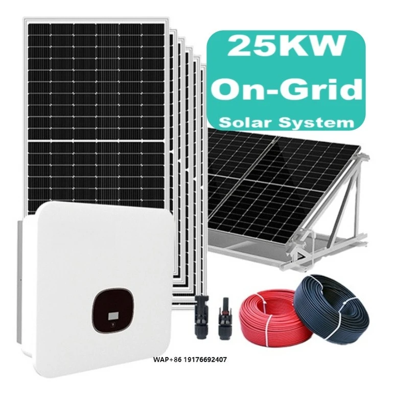 Topsky 25 KW On Grid Solar Photovoltaic Energy System Commercial Farm Complete Wholesale All in One 25KW Solar Power Systems
