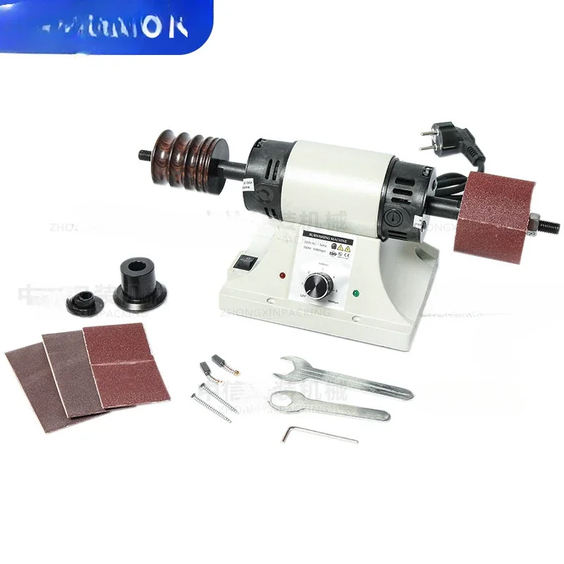 

Small leather grinding and polishing machine Desktop manual leather edging machine polishing side