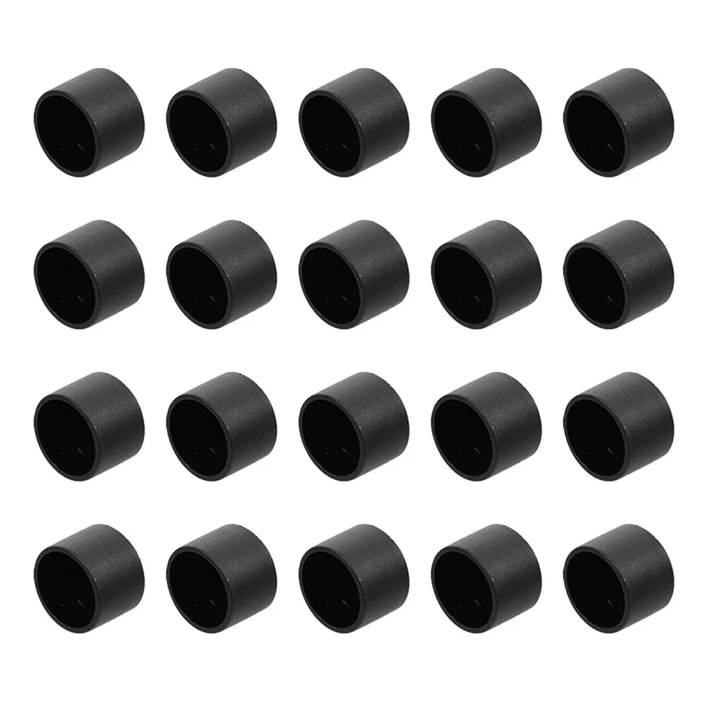 

20 Pcs Foosball Table Pipe Caps Soccer Covers Protective Parts Machine Cap Tools Durable Plastic Lightweight Storage Efficient