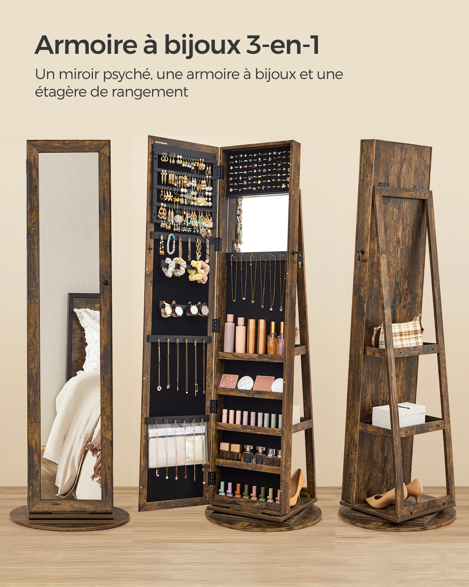 مجوهرات مصنوعة يدويًا على طراز Marron-marron في عالم العالم