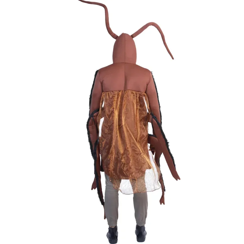 Disfraz divertido de cucaracha para niños y adultos, disfraz de Halloween para niños, trajes de Cosplay de insectos, Carnaval, Pascua, Purim, traje elegante MN3