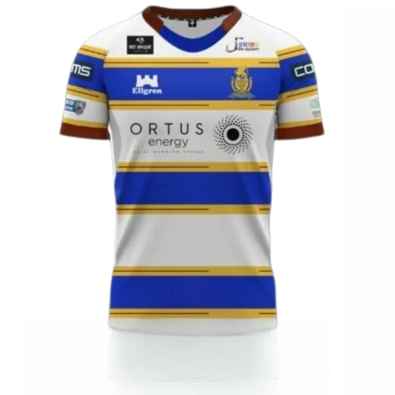 2026 Summer New Men Rugby Jersey Y2K Oversized T-shirt Suitable for Daily and Training Wear Quick Drying Fashionable and Casual