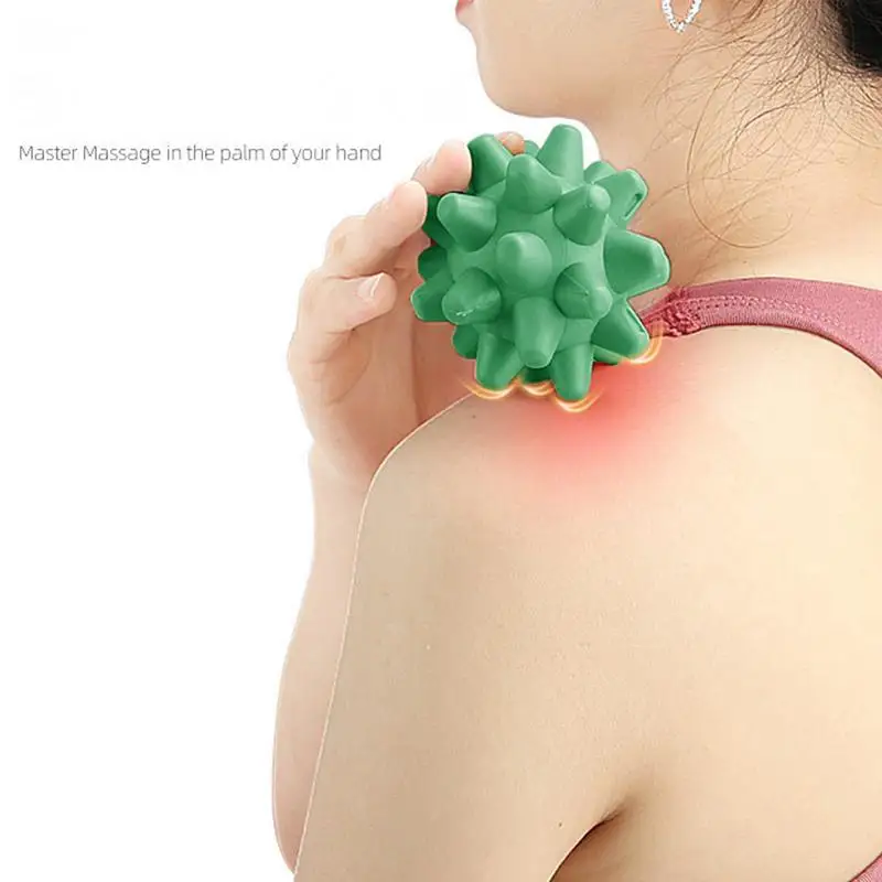 Durable Spiky Massage Ball Trigger Point Sport Fitness Hand Foot Pain Relief Plantar Fasciitis Reliever For Shoulders Arms Back