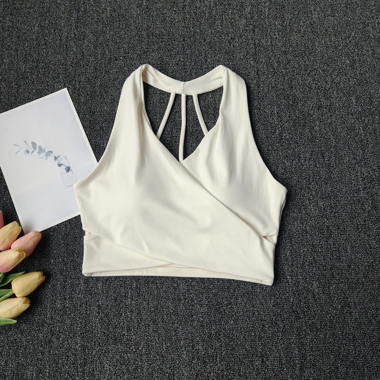 2026 All-in-One Sport-BH Stoßfest Pilates Trainings-BH Yoga Fitness Lauf-Oberteil Sexy Schöner Rücken Fitness Yoga Weste Top – Detail 9