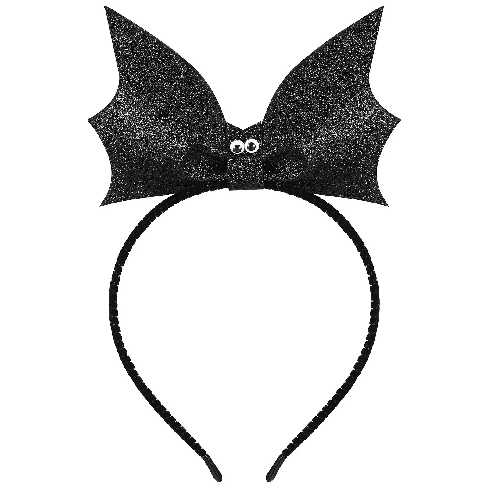

Sequin Bat Headband Black Lightweight Non-Deformation Kids Halloween Christmas Party Hair Hoop Creative Costume Accessory