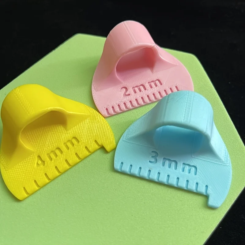 

Набор из 3 шаблонов для простого ручного шитья (2/3/4 мм), аксессуары для домашнего шитья, практичный помощник для работы с тканью