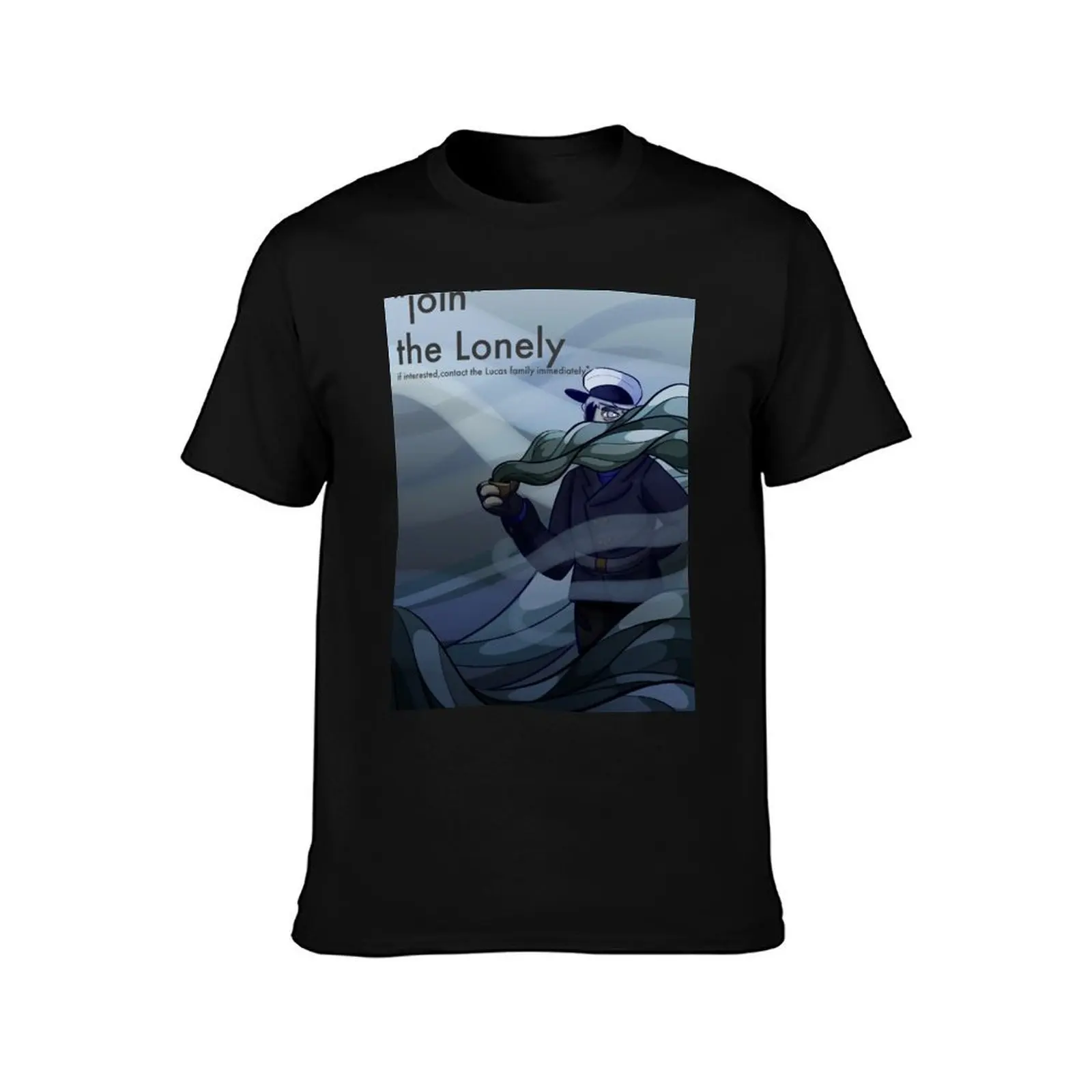 the magnus archives - the lonely recruitment poster T-Shirt, Summer Casual Cotton Tee, Oversized Streetwear Tops, 100% Cotton
