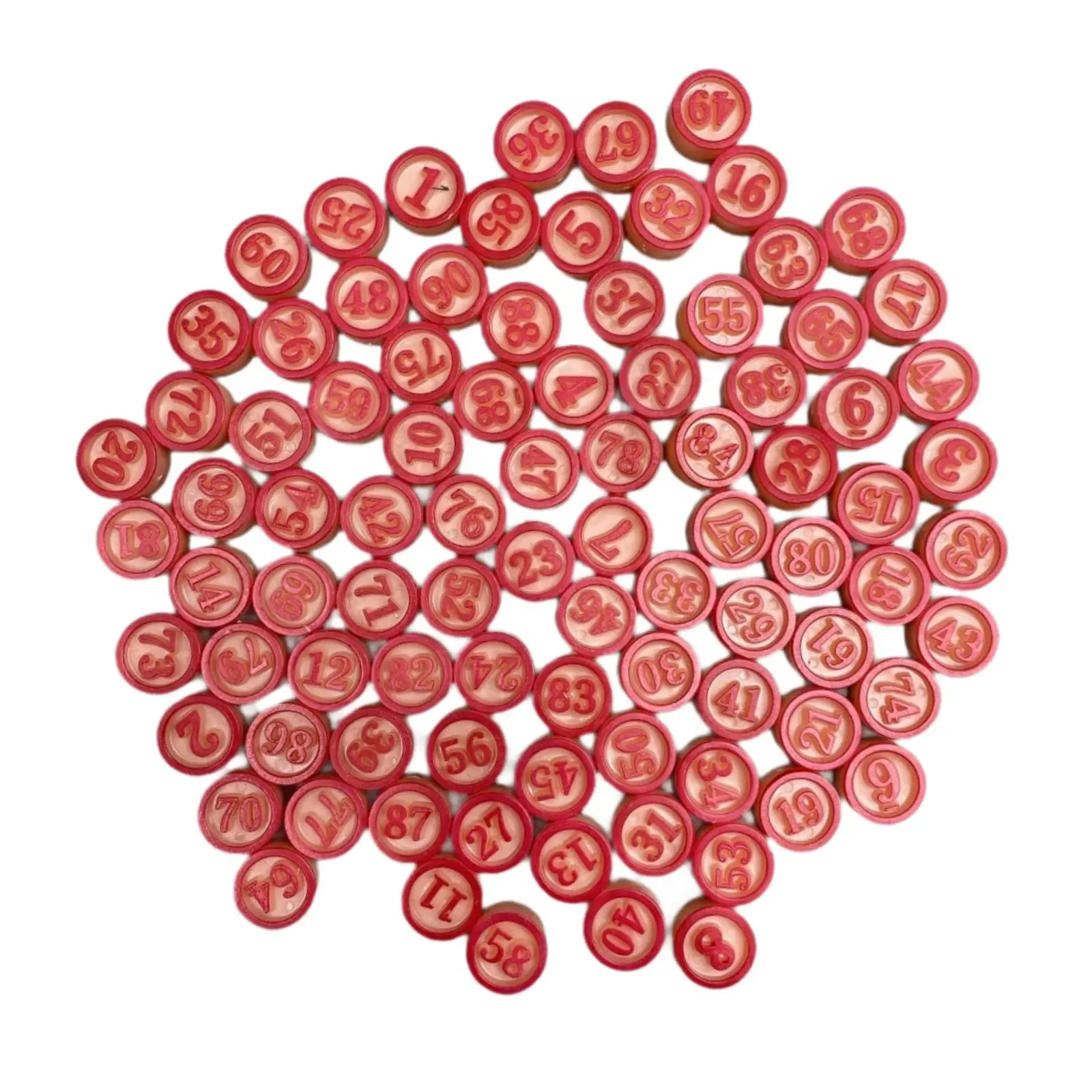 Reusable Bingo Chips Game Cards Pieces for Family Table Games Educational Activities and Party Fun
