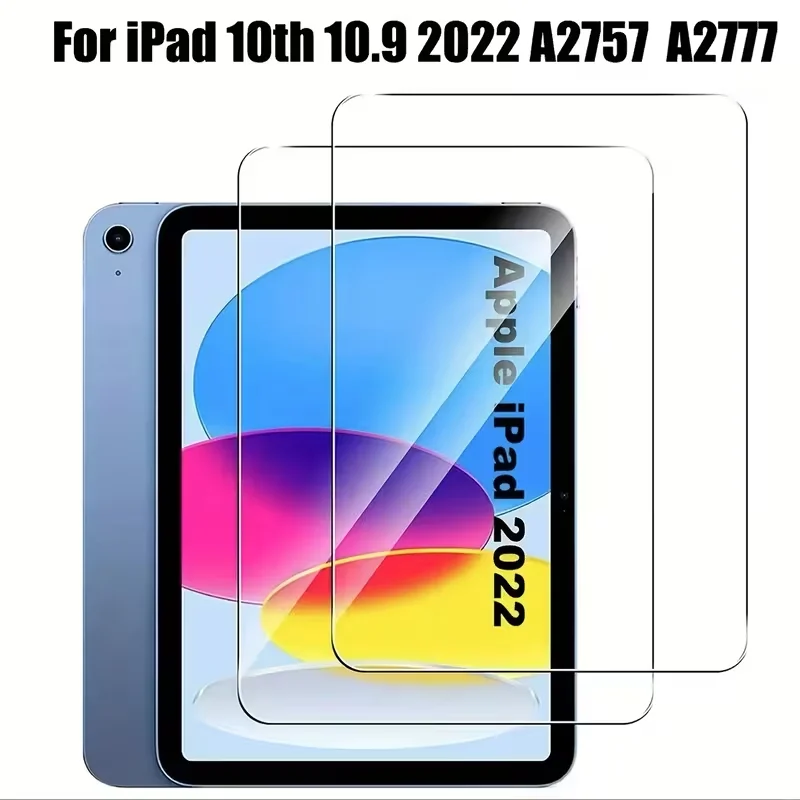 

Закаленное стекло для нового iPad 10 2022 10-го поколения A2757 A2777, защитная пленка для планшета Apple iPad 10,9 дюймов, 2022 пленка