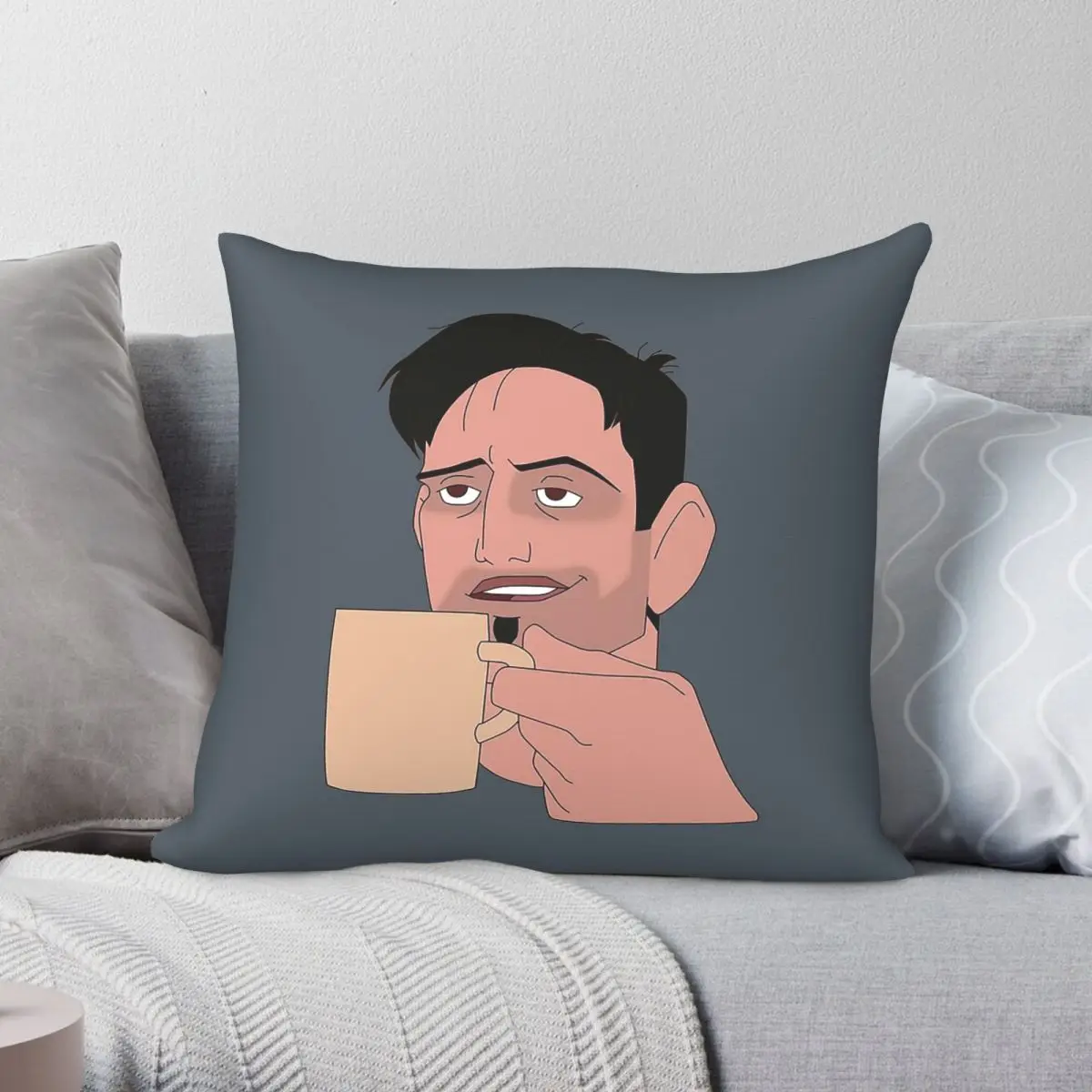 Iron Giant Dean Mccoppin Drink Square Pillowcase Polyester Linen Velvet Creative Decorative Sofa Seater Cushion Cover Wholesale