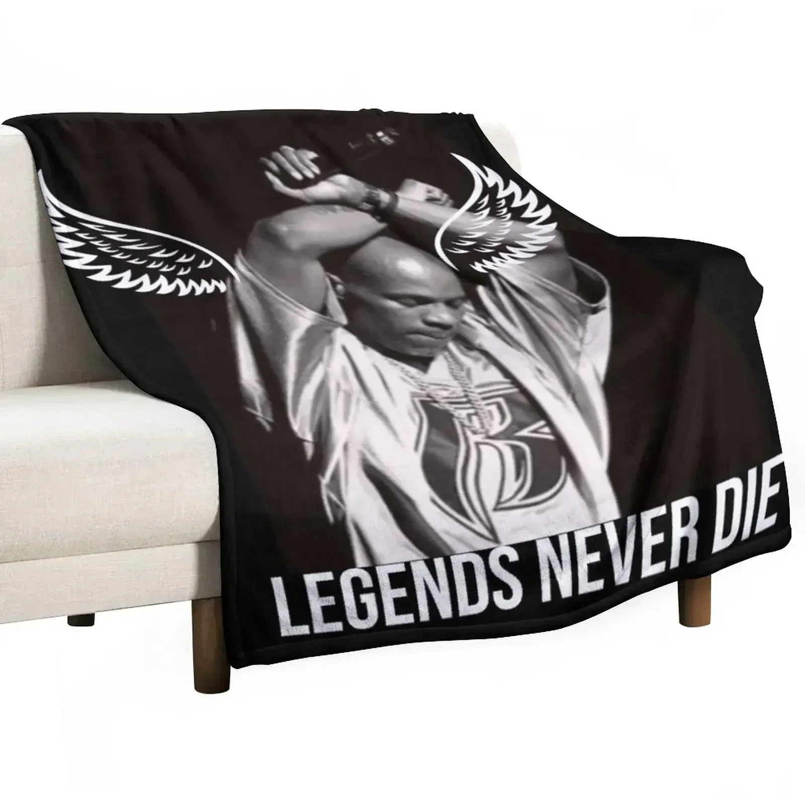 Dmx rapper music tribute Throw Blanket Soft Breathable Blanket for Night Sleeping