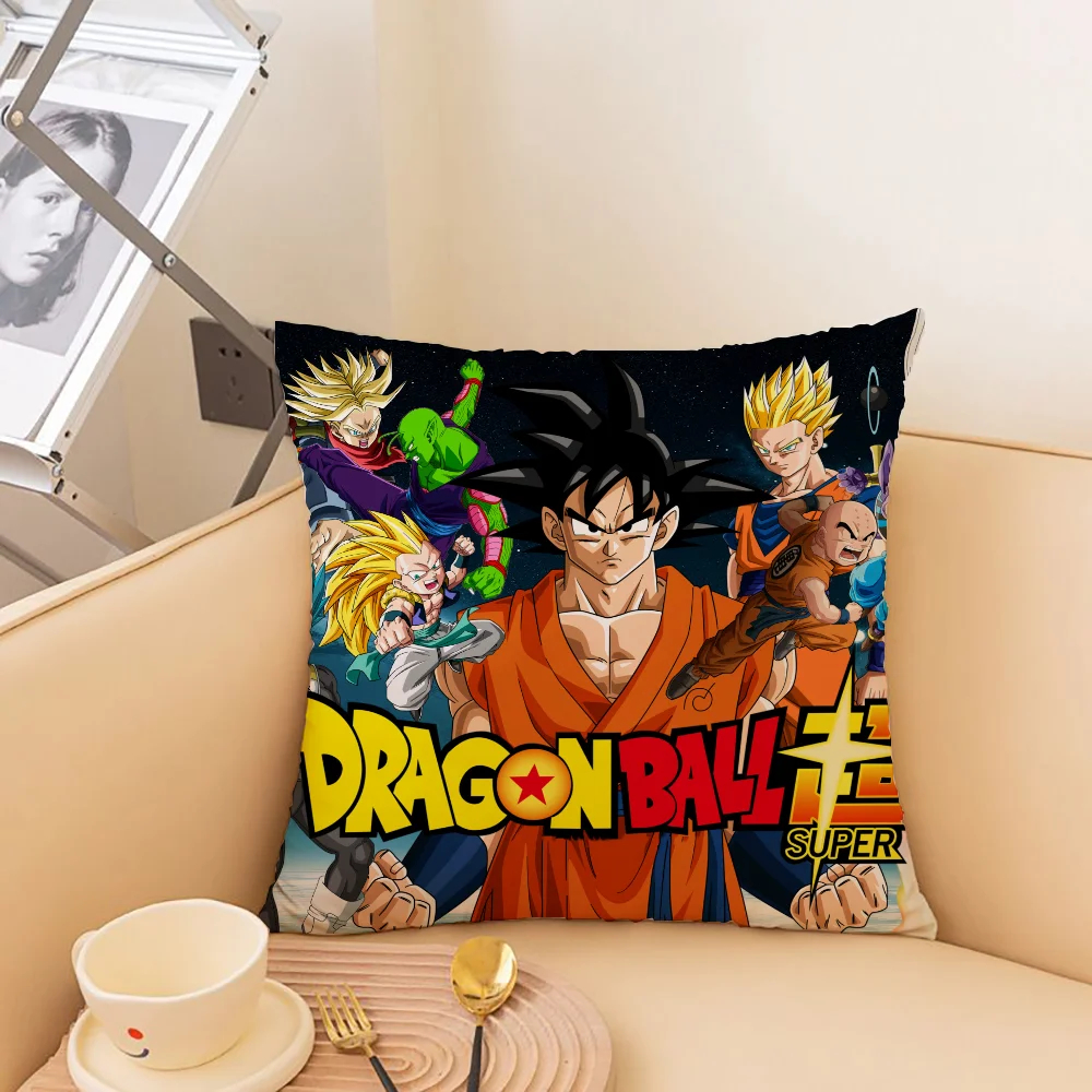 Pillow Cover Pillowcase Pillow Cases D-dragon B-ball Decorative Pillows for Sofa Pillowcases 40x40 Custom Cushion Covers 45x45