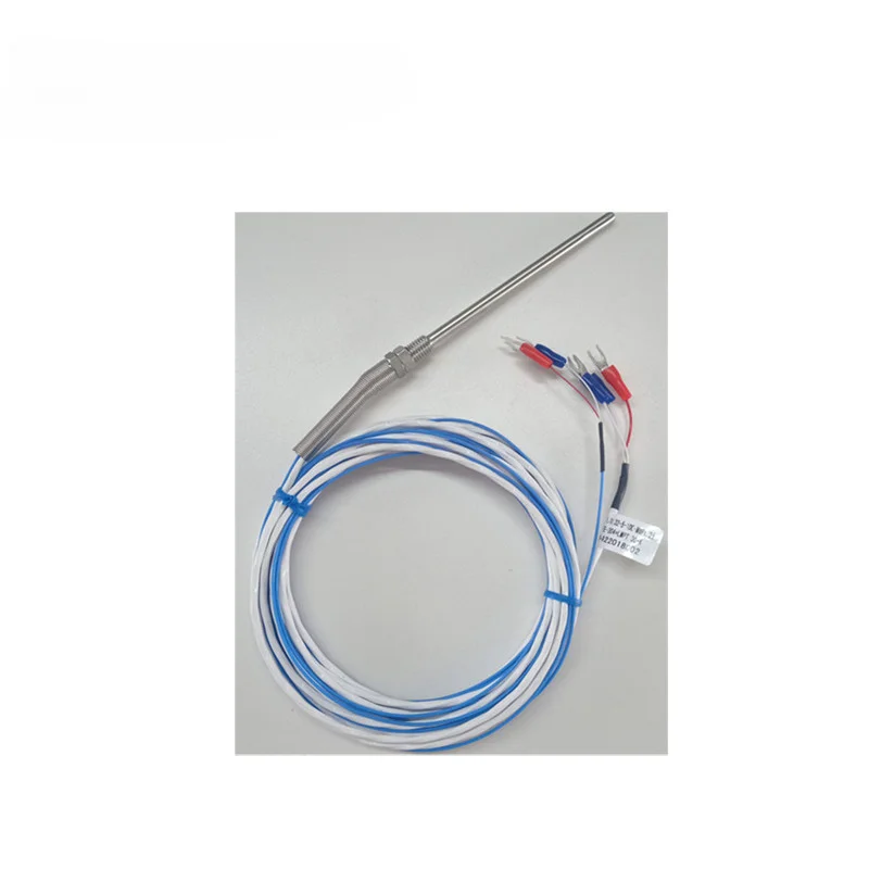 PT100 + K temperature sensing rod, pipe diameter 5MM pipe length 100MM M8P1.25 outlet 4 meters