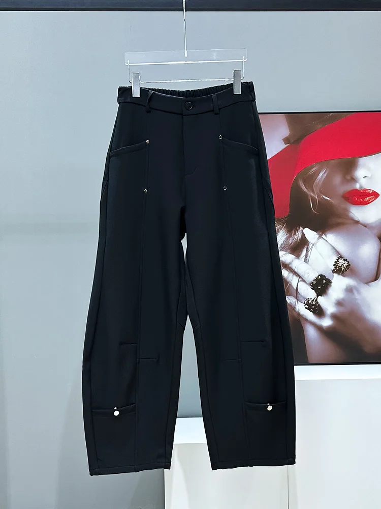 

Men's Casual Wide Leg Pants Drapey Loose Fit Straight Cut Trousers Spring Autumn Seasonal Faionable Youth Sle Long Trousers