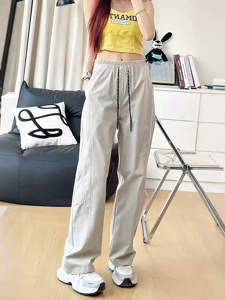 سراويل رياضية خارجية مثقوبة بالليزر من American Sle للرجال والنساء للصيف رقيقة من الحرير الجليدي ومضادة للبعوض...