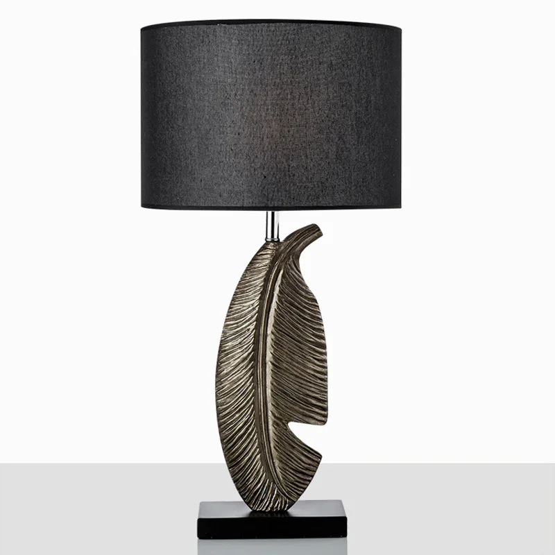 

Neoclassical European American Modern Fashion Postmodern Designer Model Room Bedroom Living Room Study Leaf Desk Lamp