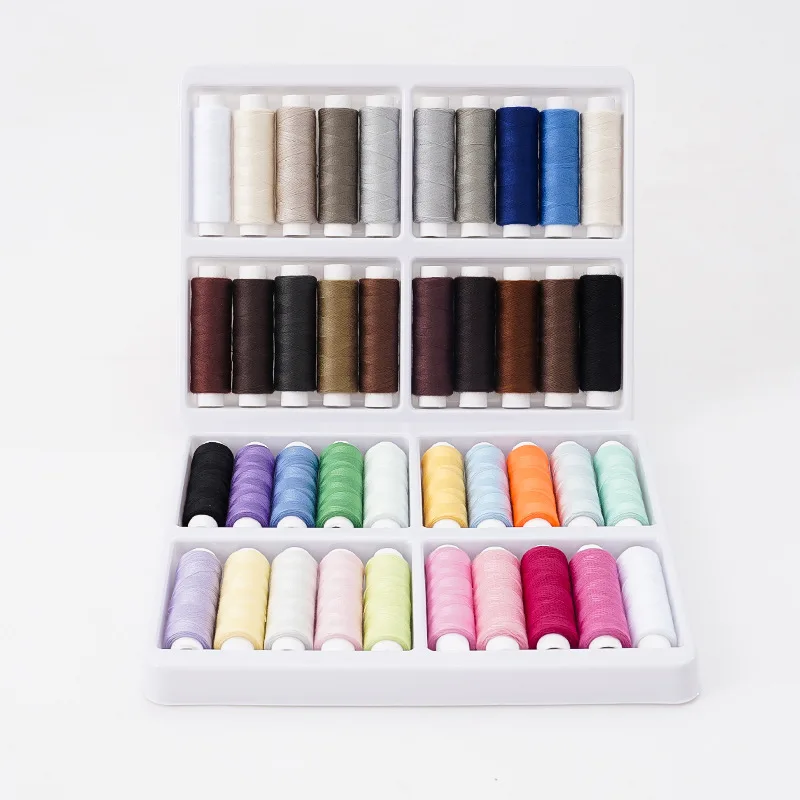 

20 Colour 100M Colorful Polyester Machine Embroidery Sewing Threads Hand Sewing Thread Craft Household Thread