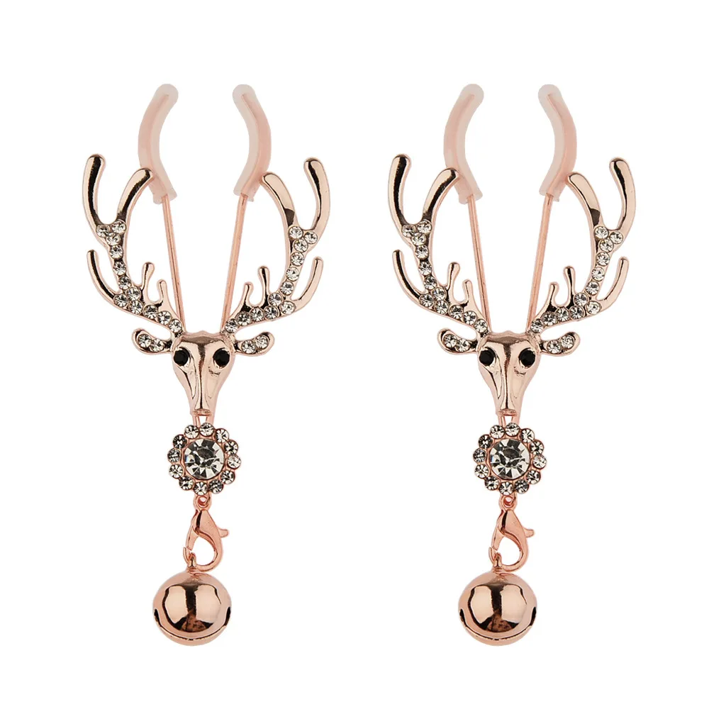 New pearl chain nipple clip. Orgasm vagina clip heart chain breast clip alternative sex toy factory straight hair