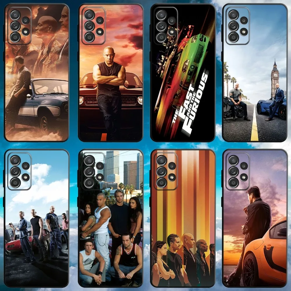 Fast & F-Furious FAF Phone Case For Samsung S21,S22 Ultra,S20,S30 plus,S22 plus,S23,S30 ultra 5G Soft Black Cover