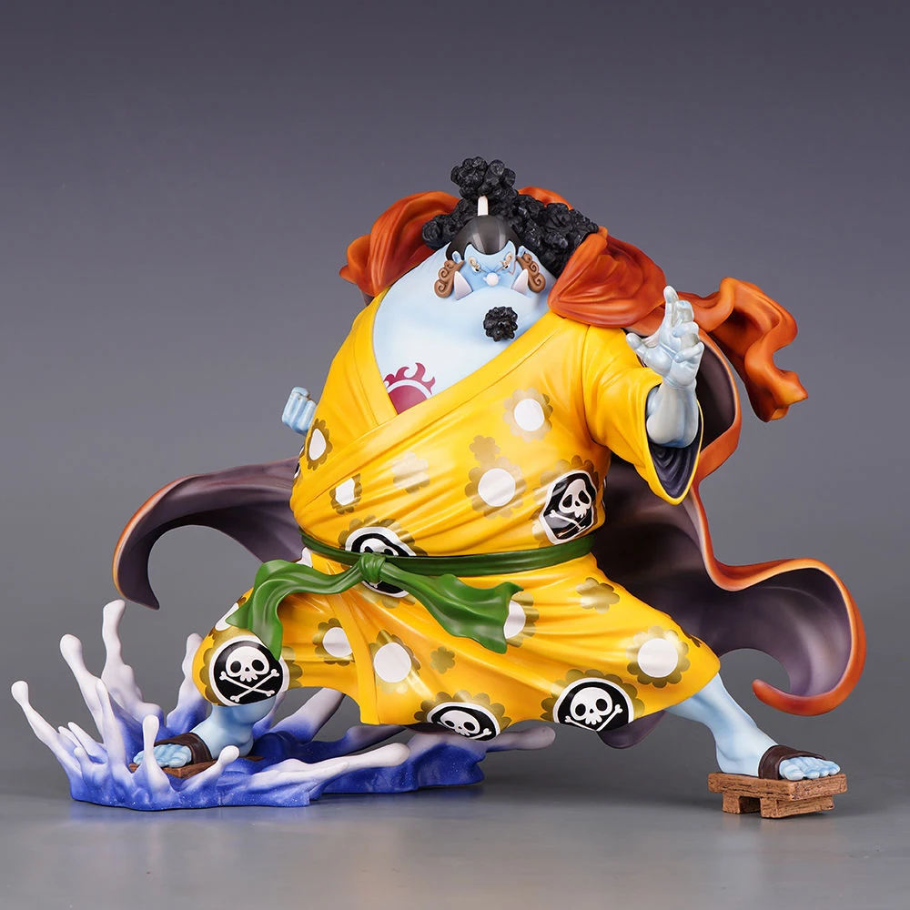 Figuras de acción de 25cm de Anime Jinbe de una pieza GK Oka Shichibukai Jinbe, colección de PVC, modelo de estatua, juguetes, regalos de cumpleaños
