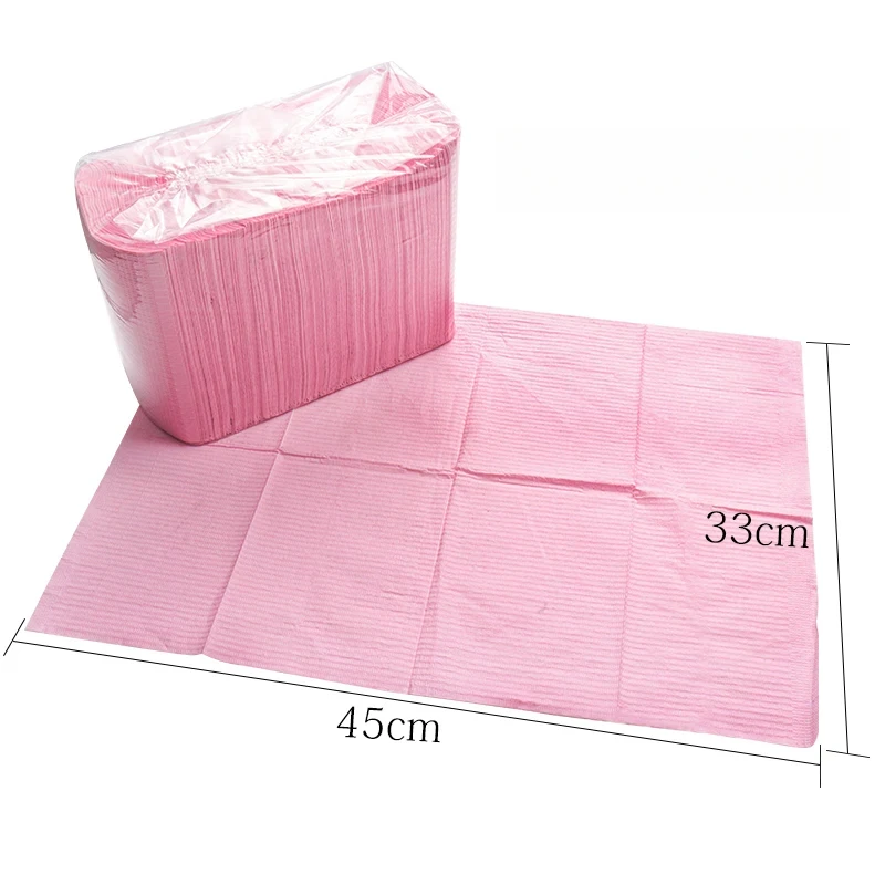 Disposable Makeup Clean Pad Excellent Double-layer Composite Membrane Absorbent Waterproof  Tablecloths Makeup Tools