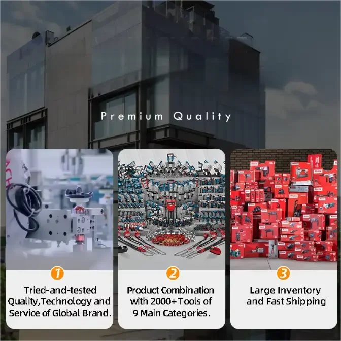 مجموعة أدوات كومبو مكونة من 4 قطع من أدوات الطاقة اللاسلكية التي تعمل بالبطارية #6