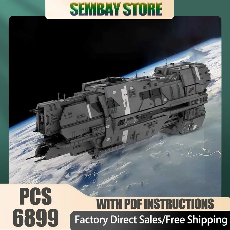 

Spacecraft Model Moc Building Blocks Valiant Class Super Heavy Cruiser Model Technology Bricks Assembly Holiday Gifts Set Toy