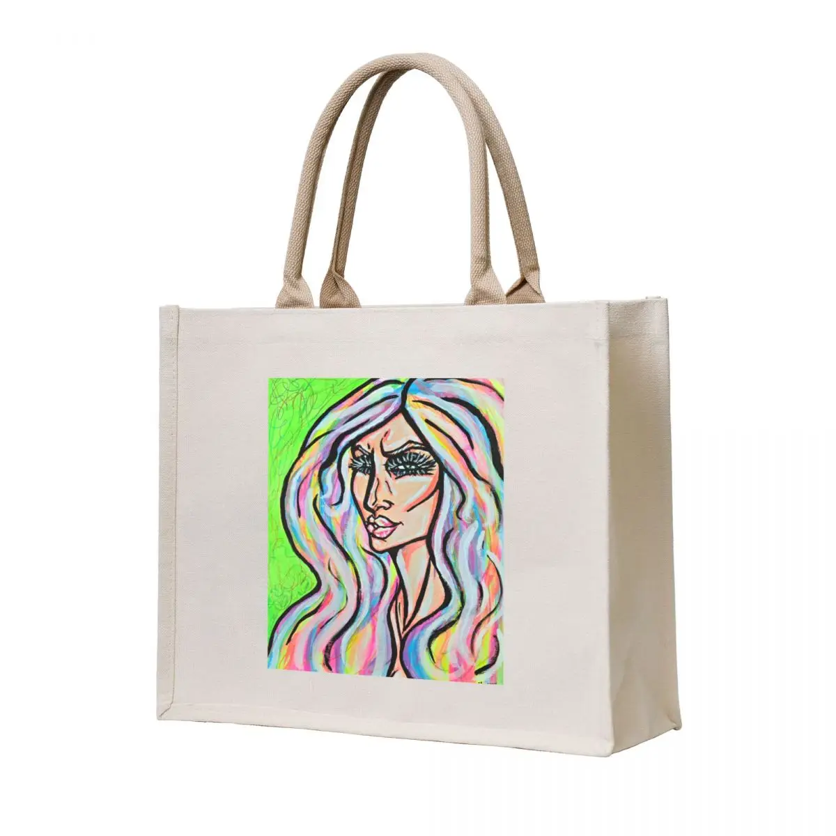 

She's Lovely Tote Bag large tote bag reusable shopping bag Women's bags cute tote