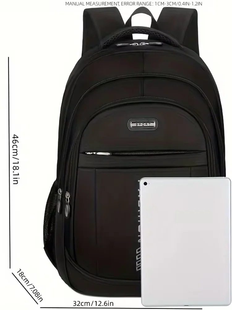 Reinforced Waterproof Large Capacity Bag, College Students Schoolbag, Going Out Computer , Casual Travel