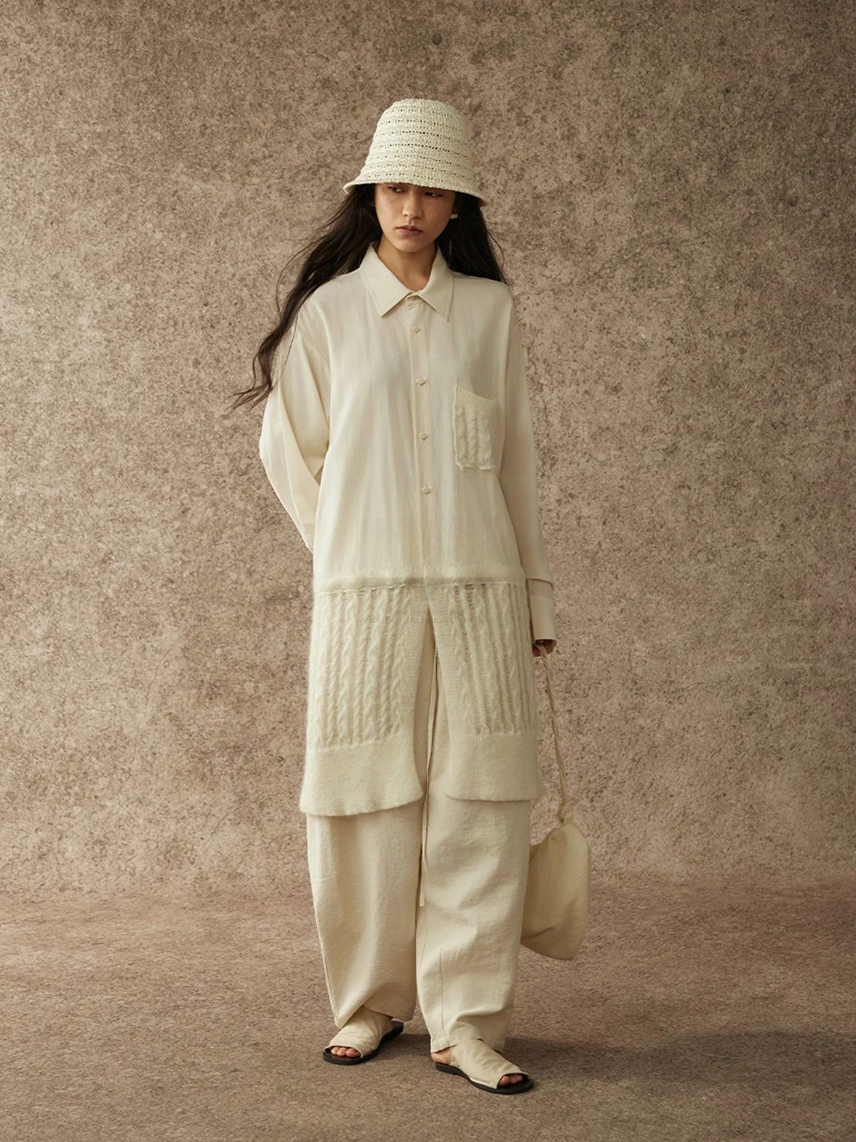 

Женский кардиган alpa Lew Chinese Sle с кружевными вставками, эстетичный, из шерсти, с эффектом пэчворк, с длинными рукавами