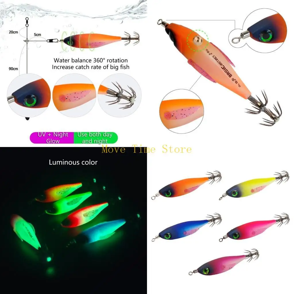 

92ME 3D Fishing Baits for Enhances Attraction Fishing Lures for Fishing Experiences