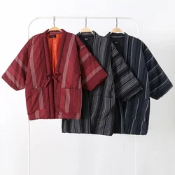 Winter Hanten Kimono Traditional Japanese Mujer Japan Yukata Women Top homme Folk Style Clothes Pajama