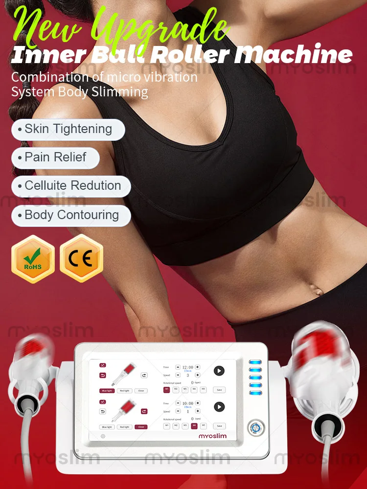 

MYOSLIM EMS Nova Hi-EMT RF Roller 2-in-1 Slimming Muscle Gainer Fitness Machine Professional Health Beauty Equipment for Salon U