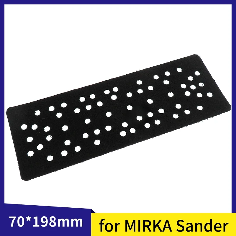 198*70mm Hook and Loop Interface Pad Saver Protection Disc 62 Holes Multi Hole Pad Protector for Polishing Machine and Sander