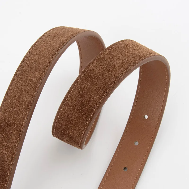 موضة عادي جلد طبيعي الجلد المدبوغ أحزمة وسط النساء حزام الجينز الأحمر الأزرق القهوة جلد البقر Correas Para Mujer Ceinture صب فام