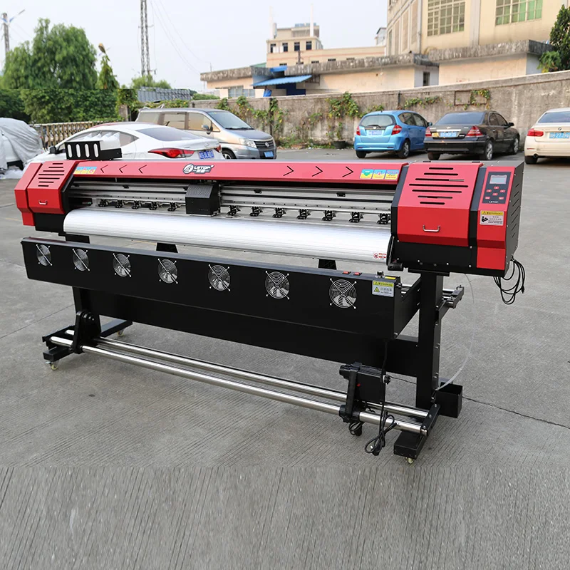 1440dpi 1.6M  64Inch XP600 Eco Solvent Printer Plotter Machine Vinyl Digital Tarpaulin Flex Banner Outdoor Printer