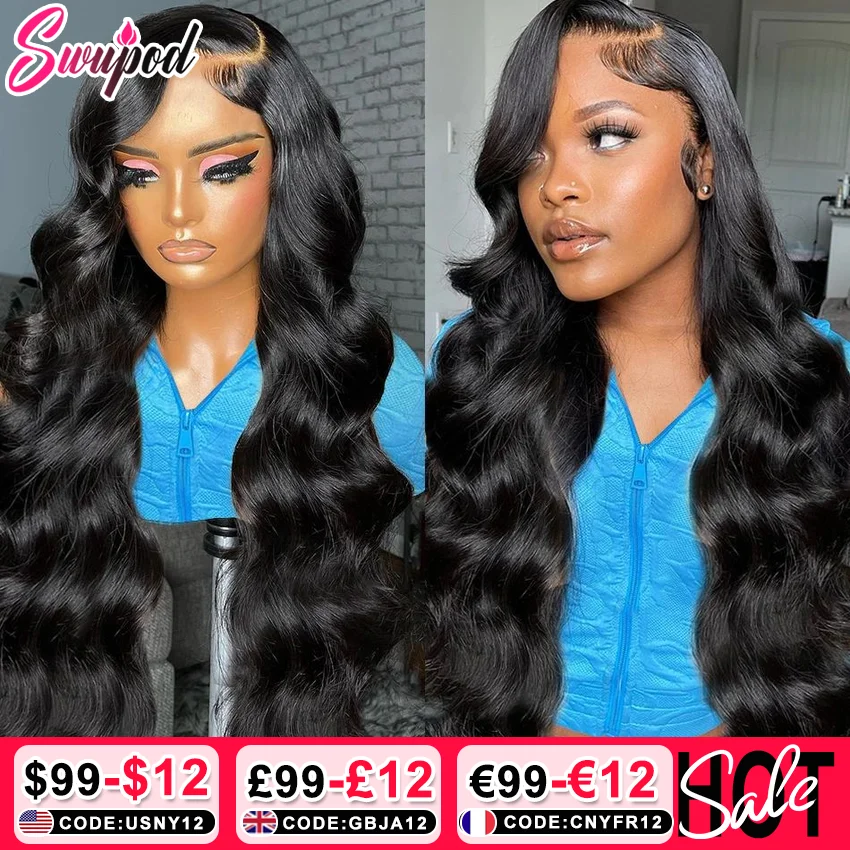 Body Wave 13x6 Hd Lace Frontal Wig Human Hair for Black Women Body Wave Remy Human Hair Black Blonde Wig Glueless Pre Plucked