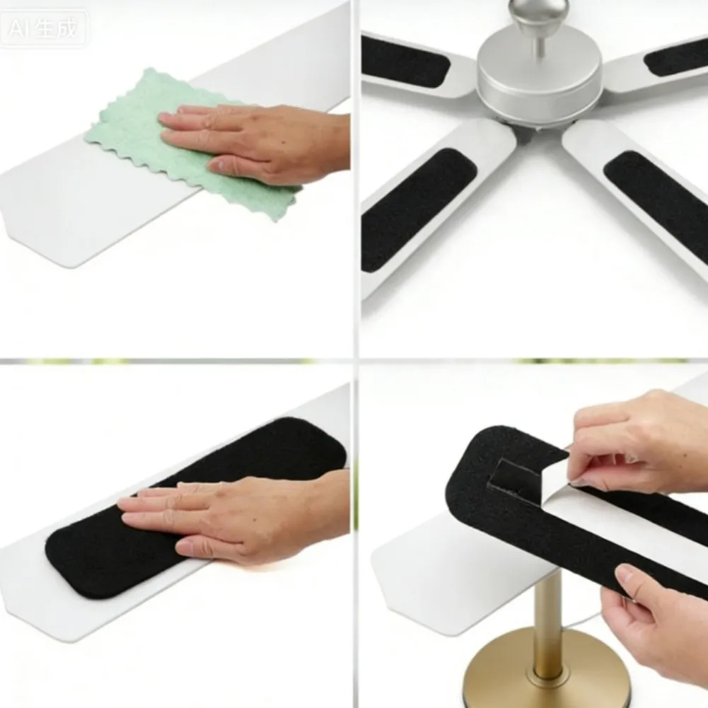 10 Pack Ceiling Fan Filters Activated Coconut Carbon for Air Purification For Dust Pet Dander Removal Easy Installation