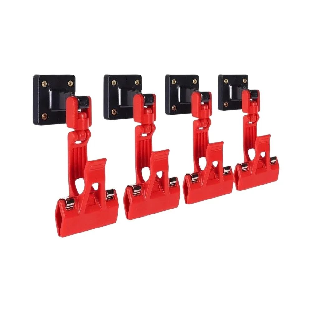 Swivel Wall Mount Clamps for Automotive Floor Mats Supporting Rubber Carpet All Weather and Mat Types Uniformly