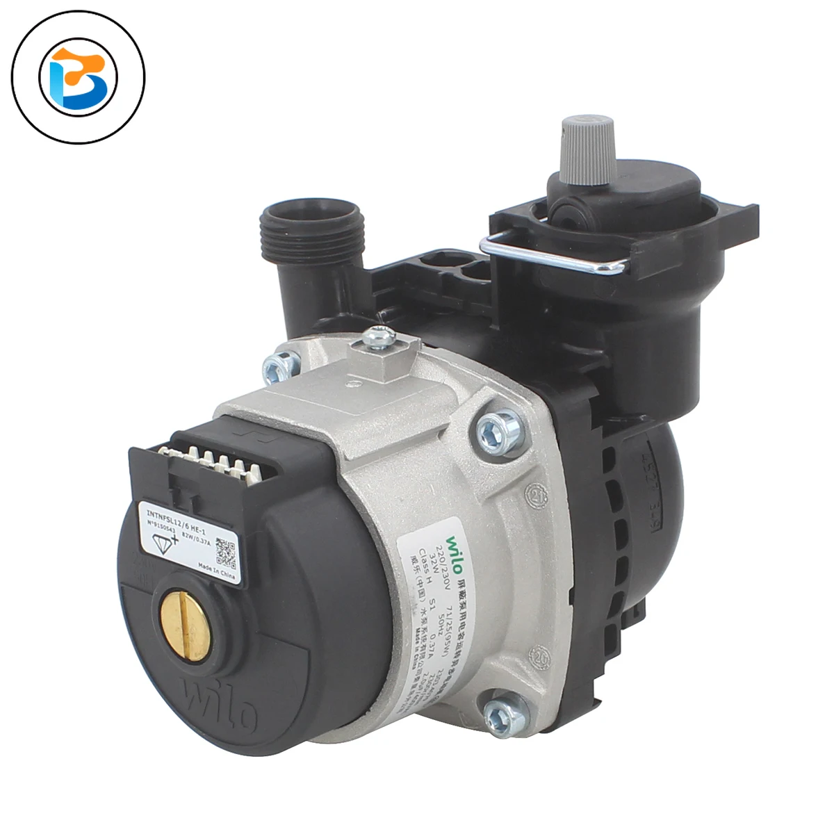 INTNFSL12/6 HE-1 جزء غلاية الغاز محرك مضخة توزيع المياه للتطبيق على قطع غيار سخان المياه بقوة 82 وات