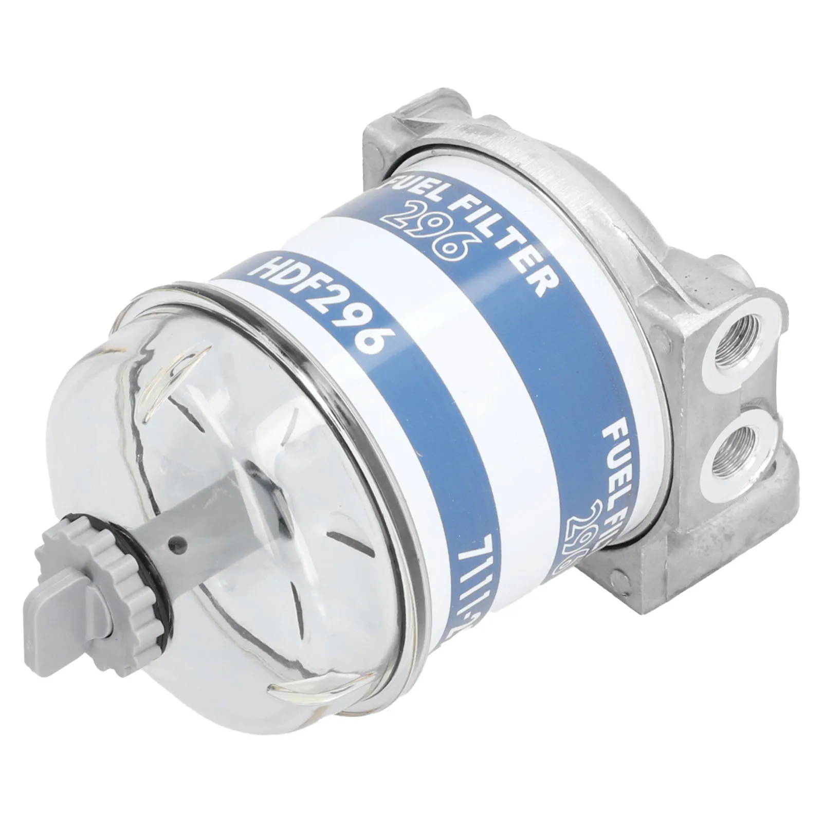 Fuel Filter Assembly 7111‑296 Replacement Fit for Massey Ferguson 133 135 140 145 165 168 175 178 2656615 Fuel Filter Assembly