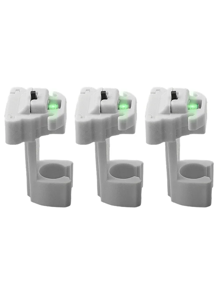 3 個暗闇で光るバドミントンラケットクリップ蛍光色 LED バドミントンラケット屋外スポーツゲームキッズボーイズおもちゃ