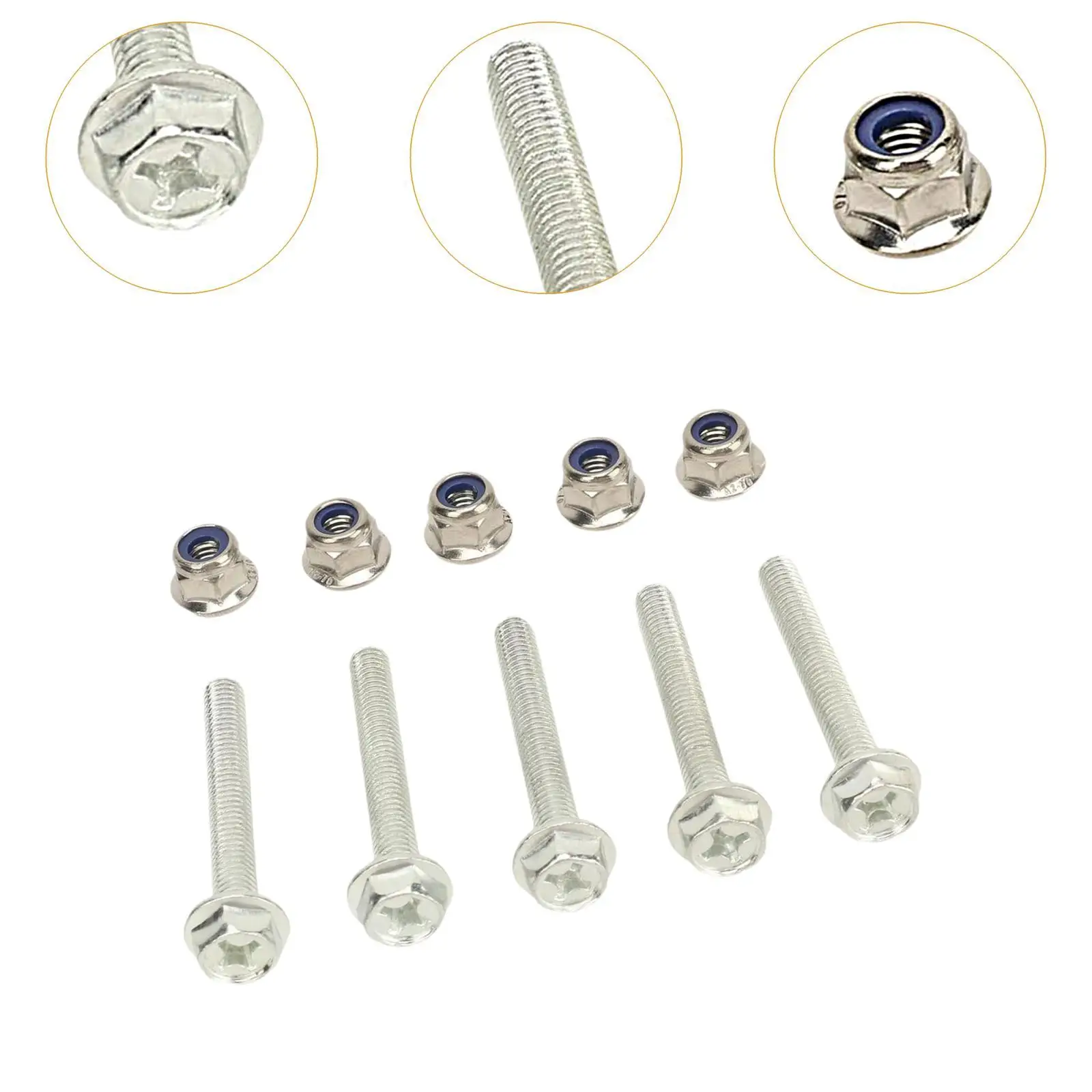 Kit bulloni di taglio a coclea e dadi di bloccaggio di ricambio 14M7397 Accessori alti