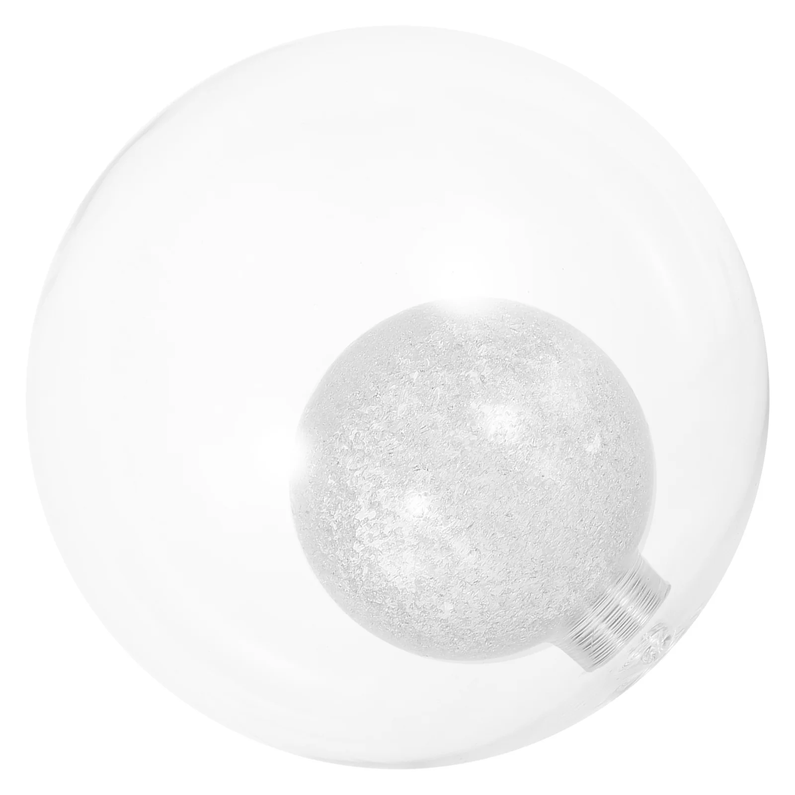 

Glass Globe Lamp Shade Chandelier Lampshade Cover Clear Light Ball Shape Replacement